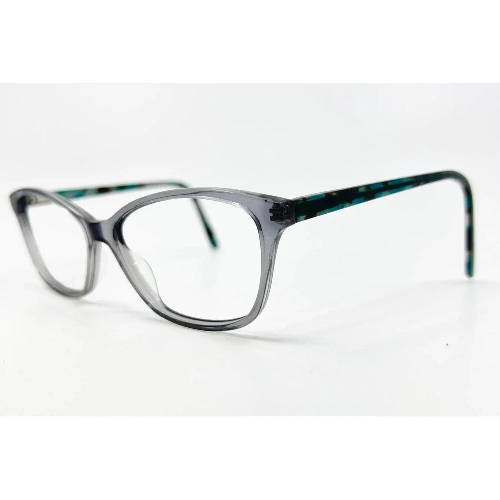 WC 20203 Eyeglasses Womens Gray Crystal Cat Eye Frames 52-15-135